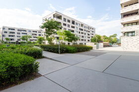 Graffiti protection in a residential area with apartment buildings