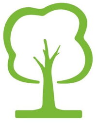 Logo of ecological graffiti protection in green